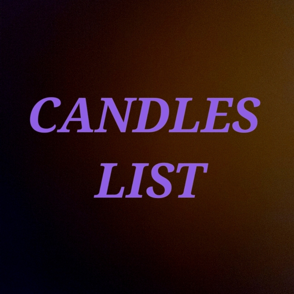 3-WICK CANDLES - TOO MANY CANDLES TO LIST INDIVIDUALLY